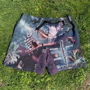 Billionaire Boys Club print knit shorts